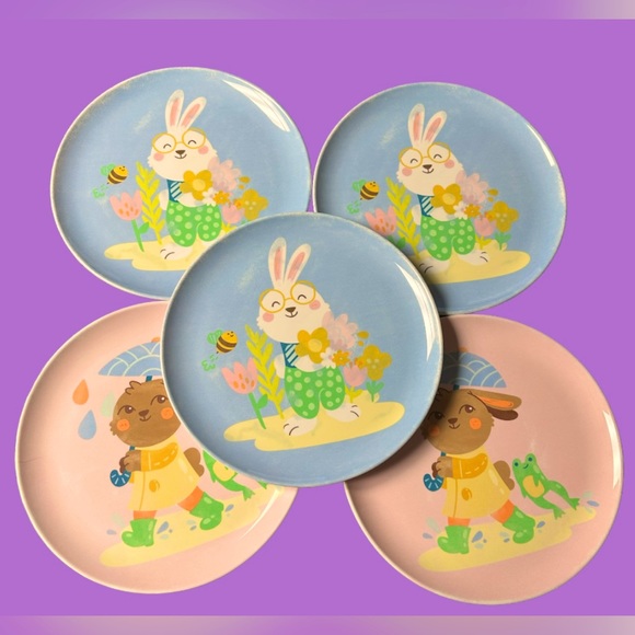 Spritz Dining Set Of 5 Easter Dinner Plates Poshmark